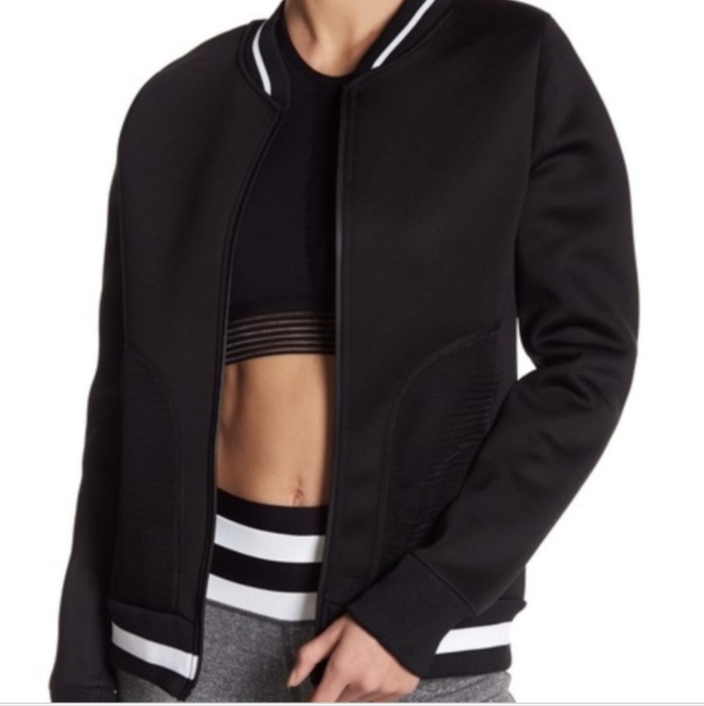 NWT C&C California Scuba Bomber Jacket with Mesh Pockets